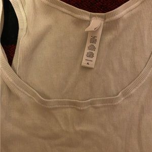 SKIMS Ribbed Tank Bone